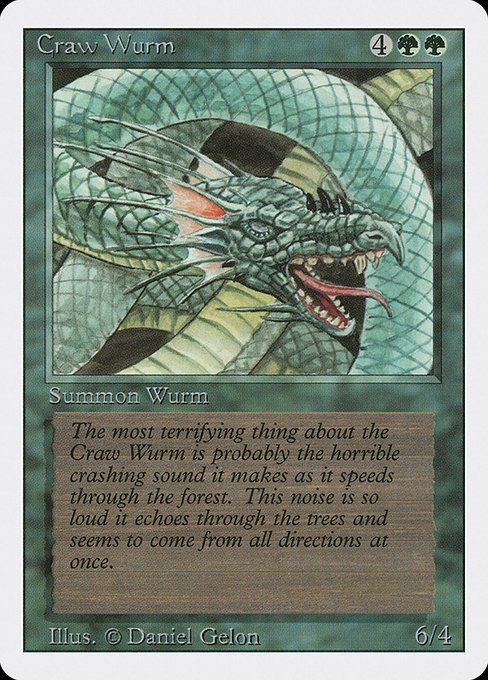 Craw Wurm MTG Karte kaufen - Revised Edition - Englisch - TcG Love