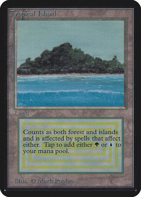 Tropical Island MTG Karte kaufen - Limited Edition Alpha - Englisch - TcG Love