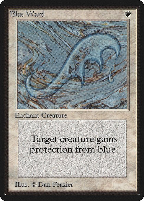 Blue Ward MTG Karte kaufen - Limited Edition Beta - Englisch - TcG Love