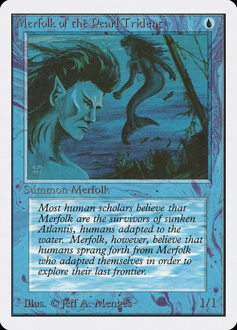 Merfolk of the Pearl Trident MTG Karte kaufen - Unlimited Edition - Englisch - TcG Love