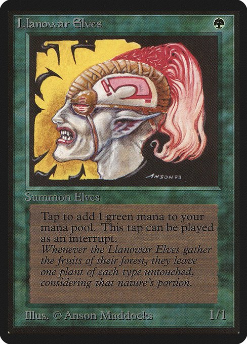 Llanowar Elves MTG Karte kaufen - Limited Edition Beta - Englisch - TcG Love