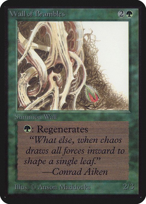 Wall of Brambles MTG Karte kaufen - Limited Edition Alpha - Englisch - TcG Love