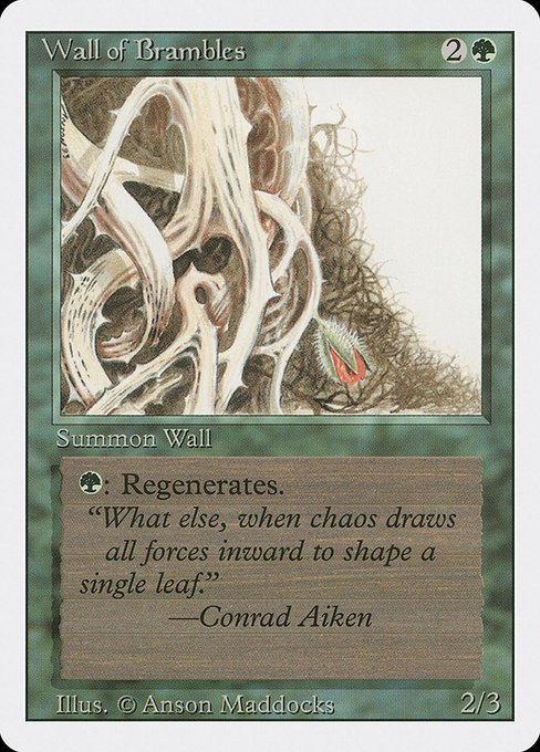 Wall of Brambles MTG Karte kaufen - Revised Edition - Englisch - TcG Love