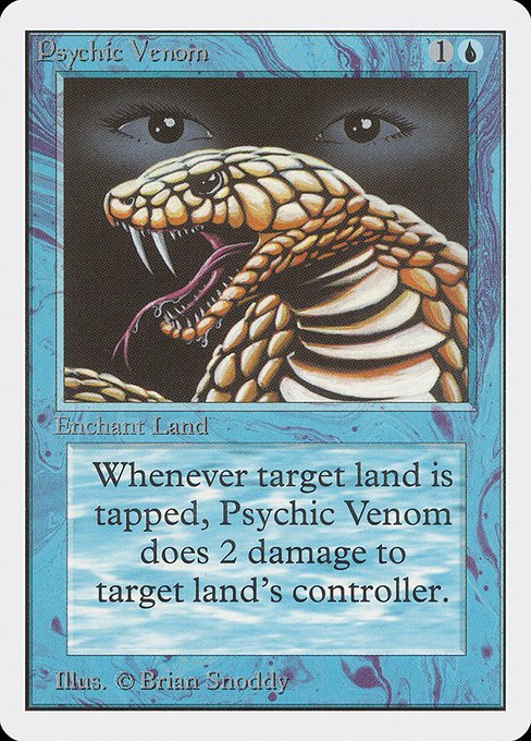 Psychic Venom MTG Karte kaufen - Unlimited Edition - Englisch - TcG Love