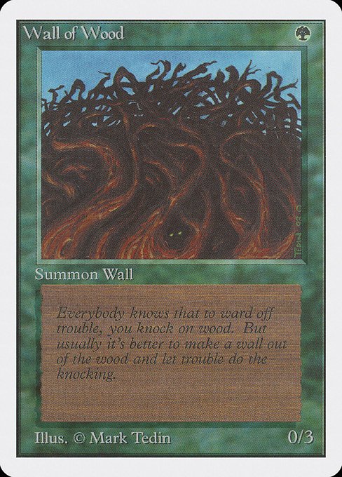 Wall of Wood MTG Karte kaufen - Unlimited Edition - Englisch - TcG Love