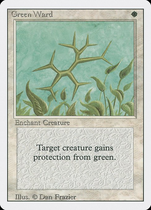 Green Ward MTG Karte kaufen - Revised Edition - Englisch - TcG Love