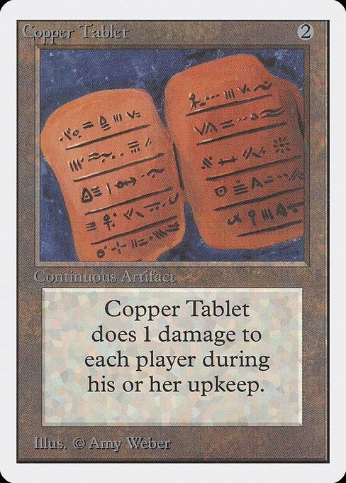 Copper Tablet MTG Karte kaufen - Unlimited Edition - Englisch - TcG Love