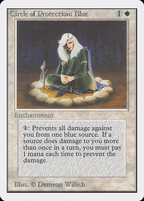 Circle of Protection: Blue MTG Karte kaufen - Unlimited Edition - Englisch - TcG Love