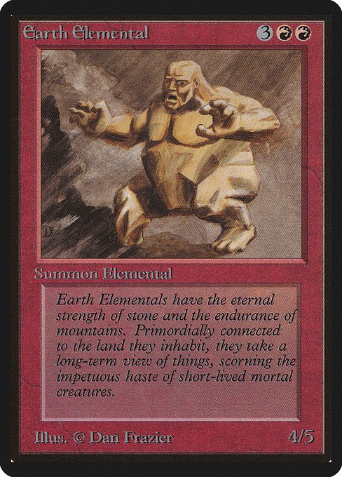 Earth Elemental MTG Karte kaufen - Limited Edition Beta - Englisch - TcG Love