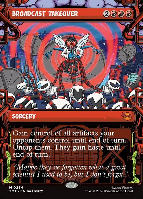 Broadcast Takeover MTG Karte kaufen - Teenage Mutant Ninja Turtles - Englisch - TcG Love