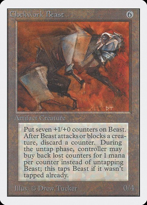 Clockwork Beast MTG Karte kaufen - Unlimited Edition - Englisch - TcG Love