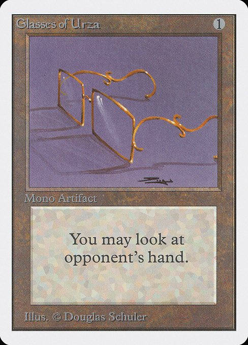 Glasses of Urza MTG Karte kaufen - Unlimited Edition - Englisch - TcG Love
