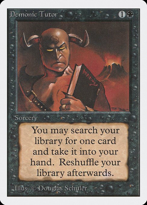 Demonic Tutor MTG Karte kaufen - Unlimited Edition - Englisch - TcG Love