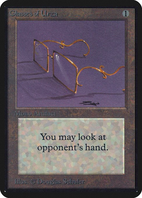 Glasses of Urza MTG Karte kaufen - Limited Edition Alpha - Englisch - TcG Love