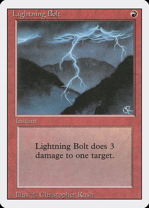 Lightning Bolt MTG Karte kaufen - Revised Edition - Englisch - TcG Love