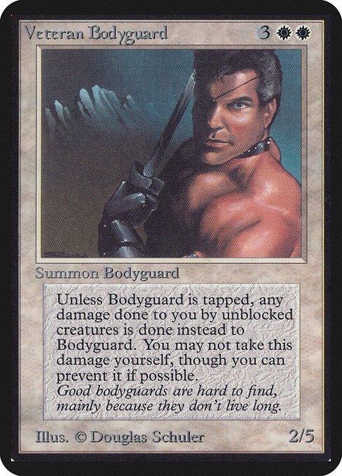Veteran Bodyguard MTG Karte kaufen - Limited Edition Alpha - Englisch - TcG Love