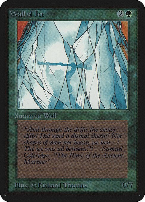 Wall of Ice MTG Karte kaufen - Limited Edition Alpha - Englisch - TcG Love