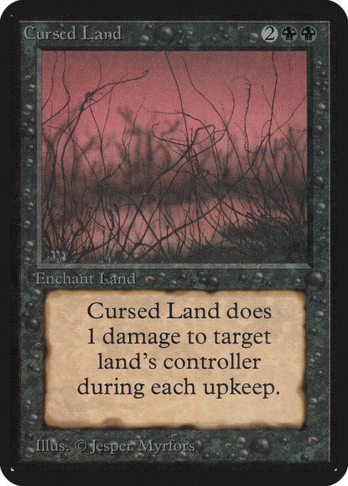Cursed Land MTG Karte kaufen - Limited Edition Alpha - Englisch - TcG Love