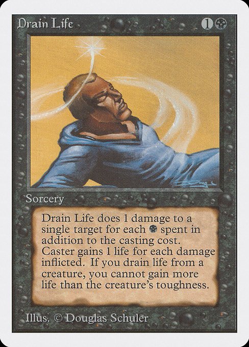 Drain Life MTG Karte kaufen - Unlimited Edition - Englisch - TcG Love
