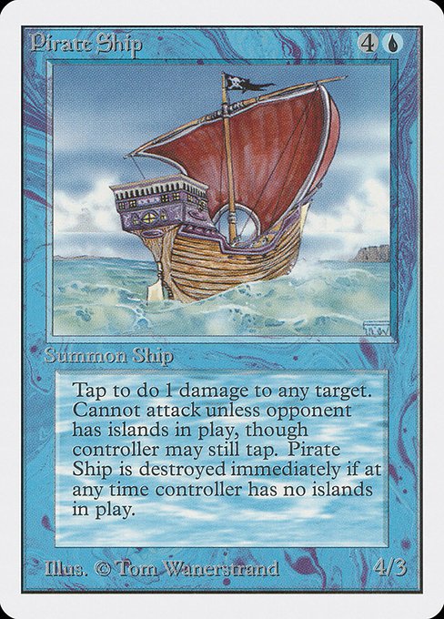 Pirate Ship MTG Karte kaufen - Unlimited Edition - Englisch - TcG Love