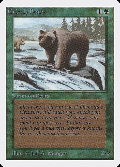 Grizzly Bears MTG Karte kaufen - Unlimited Edition - Englisch - TcG Love
