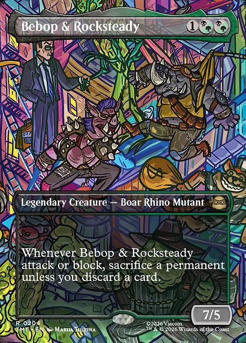 Bebop & Rocksteady MTG Karte kaufen - Teenage Mutant Ninja Turtles - Englisch - TcG Love