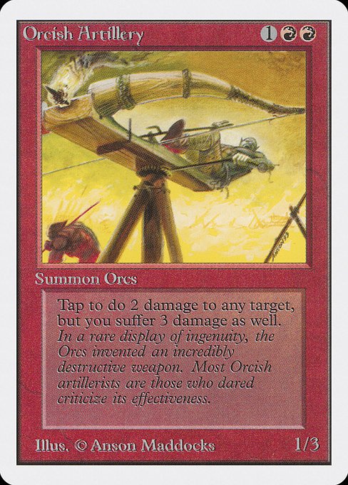 Orcish Artillery MTG Karte kaufen - Unlimited Edition - Englisch - TcG Love