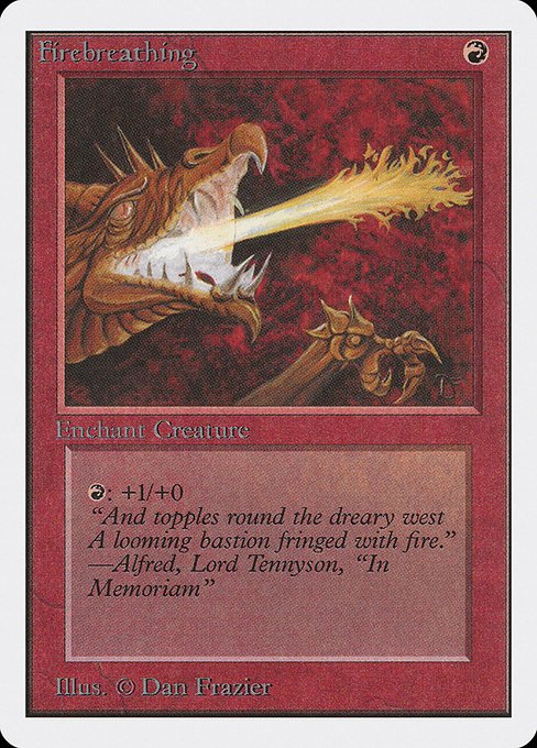 Firebreathing MTG Karte kaufen - Unlimited Edition - Englisch - TcG Love