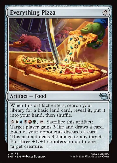 Everything Pizza MTG Karte kaufen - Teenage Mutant Ninja Turtles - Englisch - TcG Love