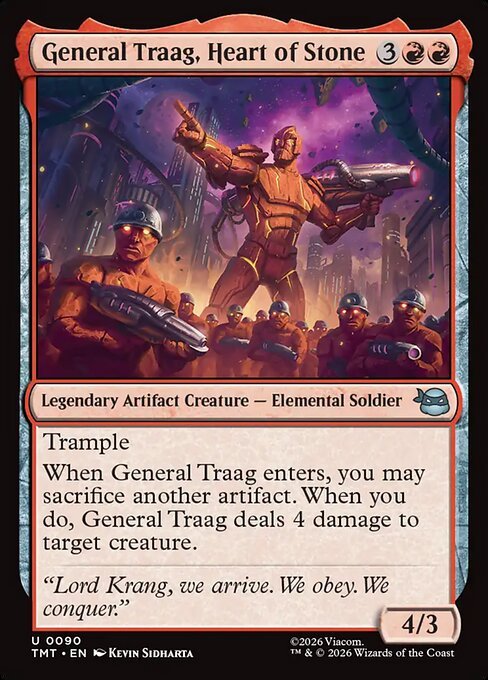 General Traag, Heart of Stone MTG Karte kaufen - Teenage Mutant Ninja Turtles - Englisch - TcG Love