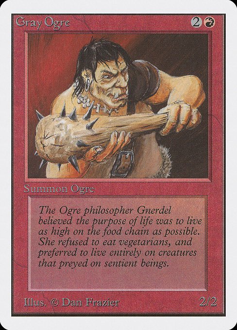 Gray Ogre MTG Karte kaufen - Unlimited Edition - Englisch - TcG Love