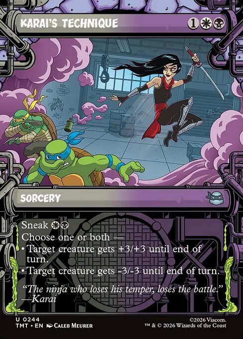 Karai's Technique MTG Karte kaufen - Teenage Mutant Ninja Turtles - Englisch - TcG Love