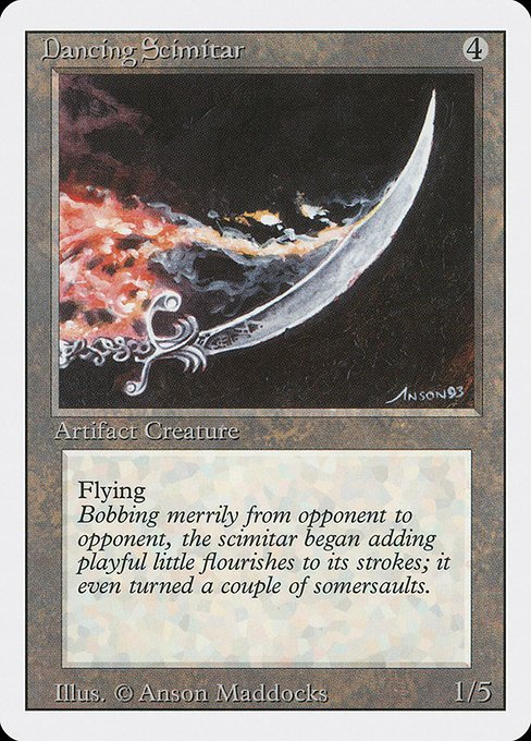 Dancing Scimitar MTG Karte kaufen - Revised Edition - Englisch - TcG Love