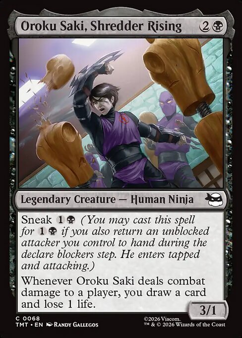 Oroku Saki, Shredder Rising MTG Karte kaufen - Teenage Mutant Ninja Turtles - Englisch - TcG Love