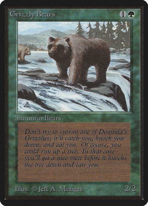 Grizzly Bears MTG Karte kaufen - Limited Edition Beta - Englisch - TcG Love