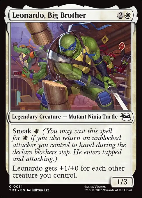 Leonardo, Big Brother MTG Karte kaufen - Teenage Mutant Ninja Turtles - Englisch - TcG Love