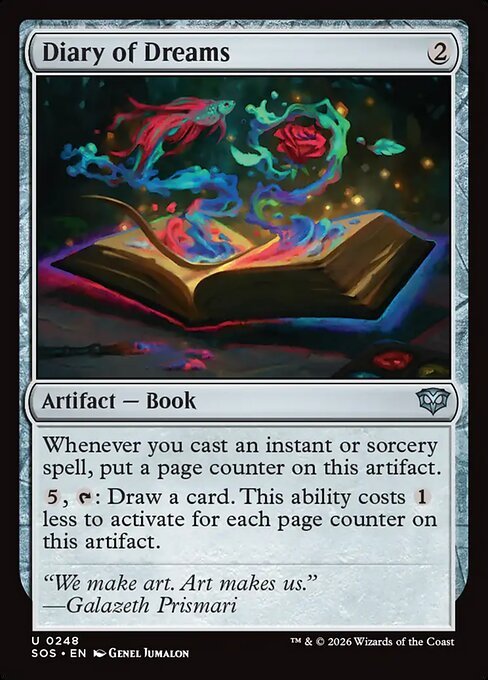 Diary of Dreams MTG Karte kaufen - Secrets of Strixhaven - Englisch - TcG Love