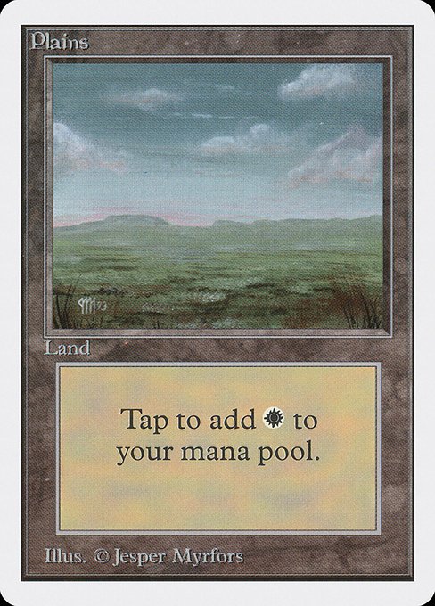 Plains MTG Karte kaufen - Unlimited Edition - Englisch - TcG Love