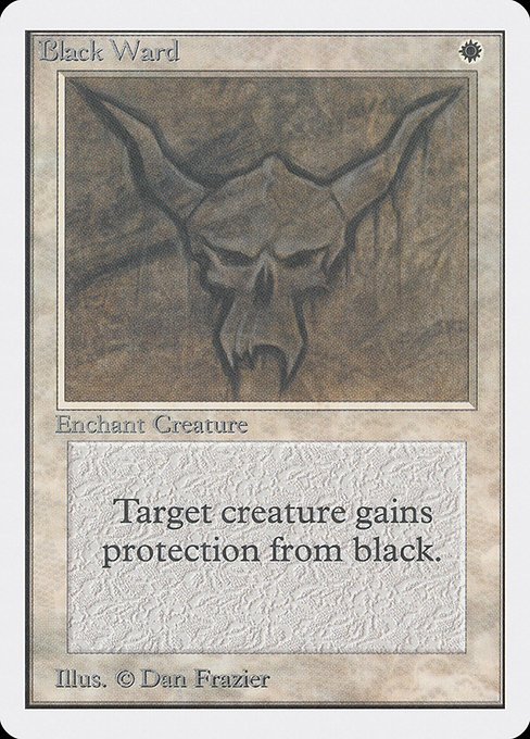 Black Ward MTG Karte kaufen - Unlimited Edition - Englisch - TcG Love