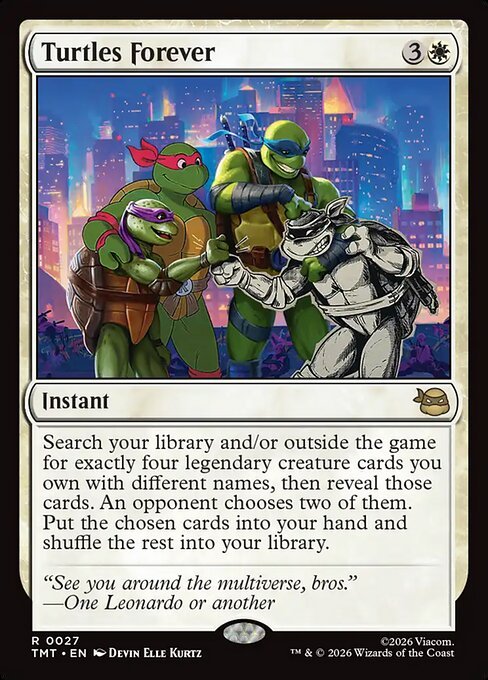 Turtles Forever MTG Karte kaufen - Teenage Mutant Ninja Turtles - Englisch - TcG Love