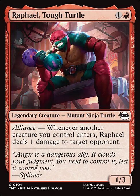 Raphael, Tough Turtle MTG Karte kaufen - Teenage Mutant Ninja Turtles - Englisch - TcG Love