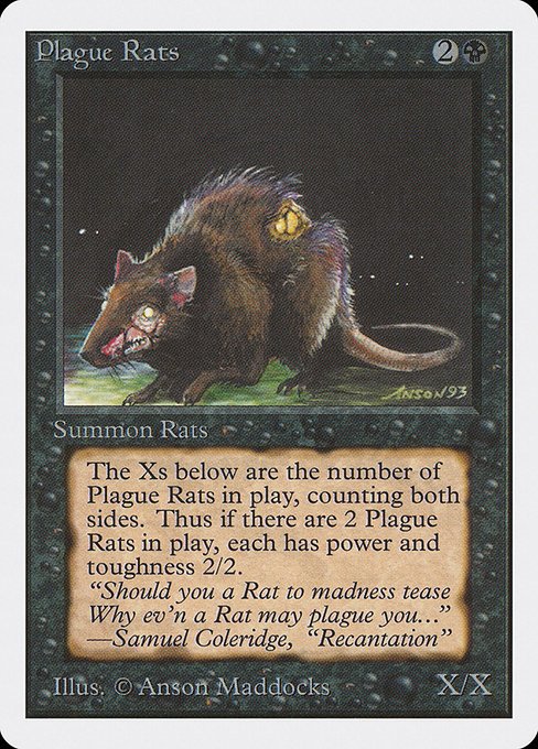 Plague Rats MTG Karte kaufen - Unlimited Edition - Englisch - TcG Love
