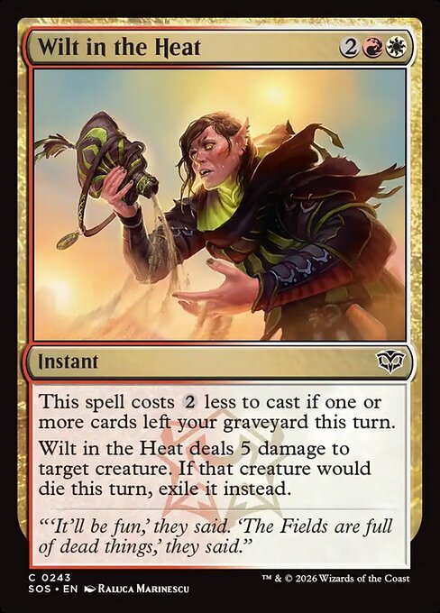 Wilt in the Heat MTG Karte kaufen - Secrets of Strixhaven - Englisch - TcG Love