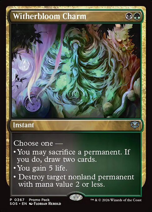 Witherbloom Charm MTG Karte kaufen - Secrets of Strixhaven - Englisch - TcG Love