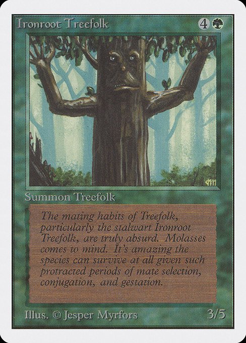 Ironroot Treefolk MTG Karte kaufen - Unlimited Edition - Englisch - TcG Love