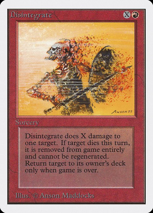 Disintegrate MTG Karte kaufen - Unlimited Edition - Englisch - TcG Love