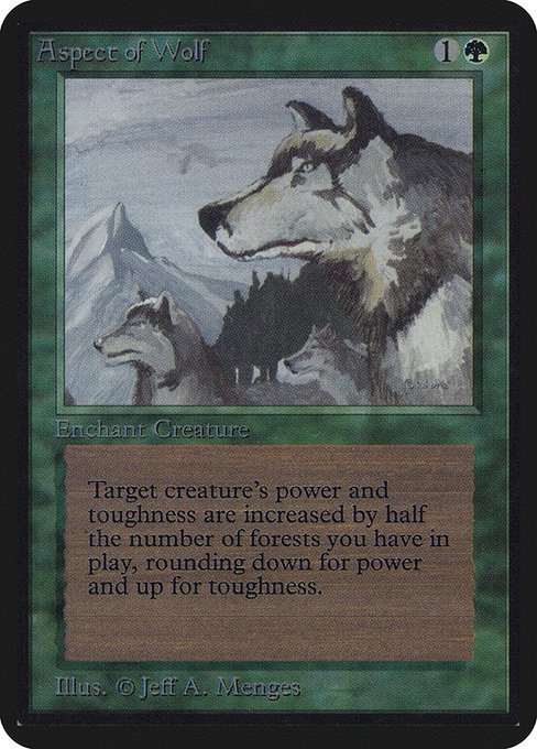 Aspect of Wolf MTG Karte kaufen - Limited Edition Alpha - Englisch - TcG Love